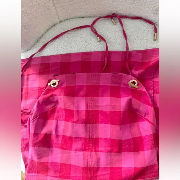 SOLD Cult Gaia Daria Gingham Micro Mini Dress In Red - Picture 8 of 9